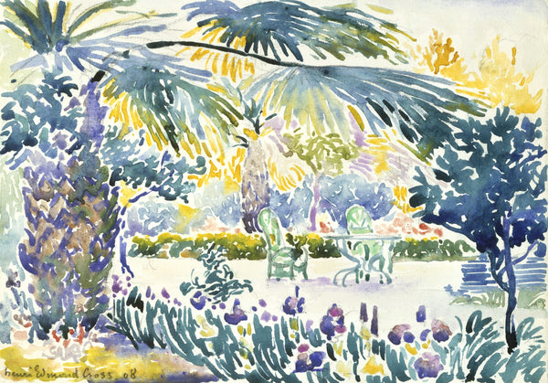 Henri-Edmond Cross — Garden with Palms | Fine Art Print