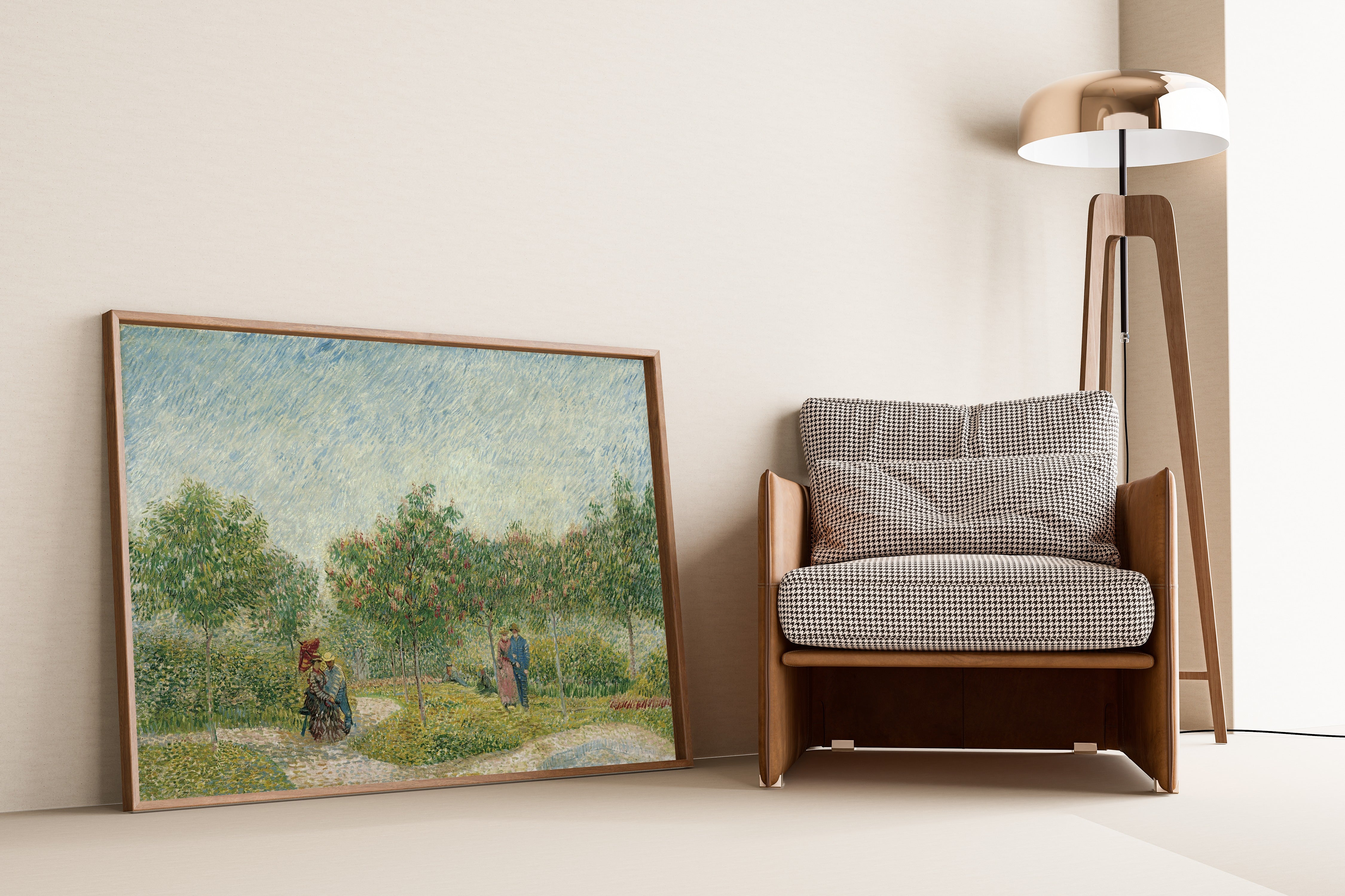 Vincent van Gogh — Garden with Courting Couples: Square Saint-Pierre | Fine Art Print