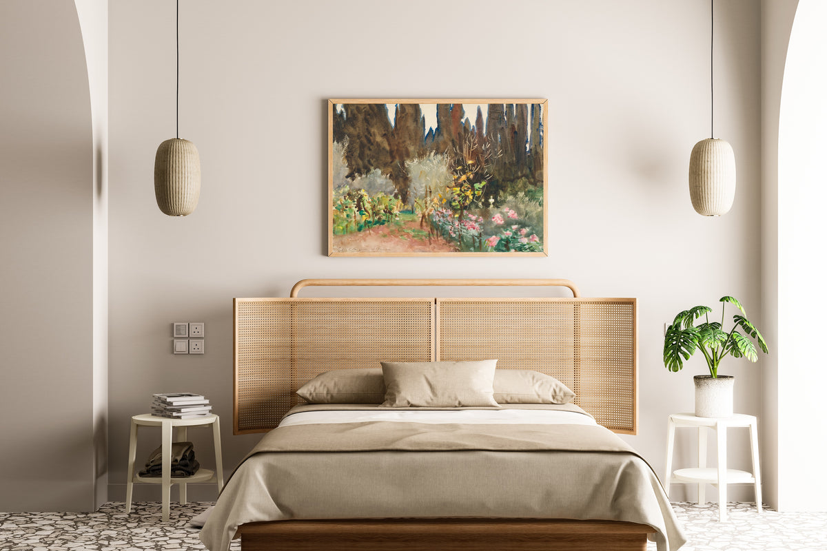 John Singer Sargent — Gardens at Florence | Fine Art Print