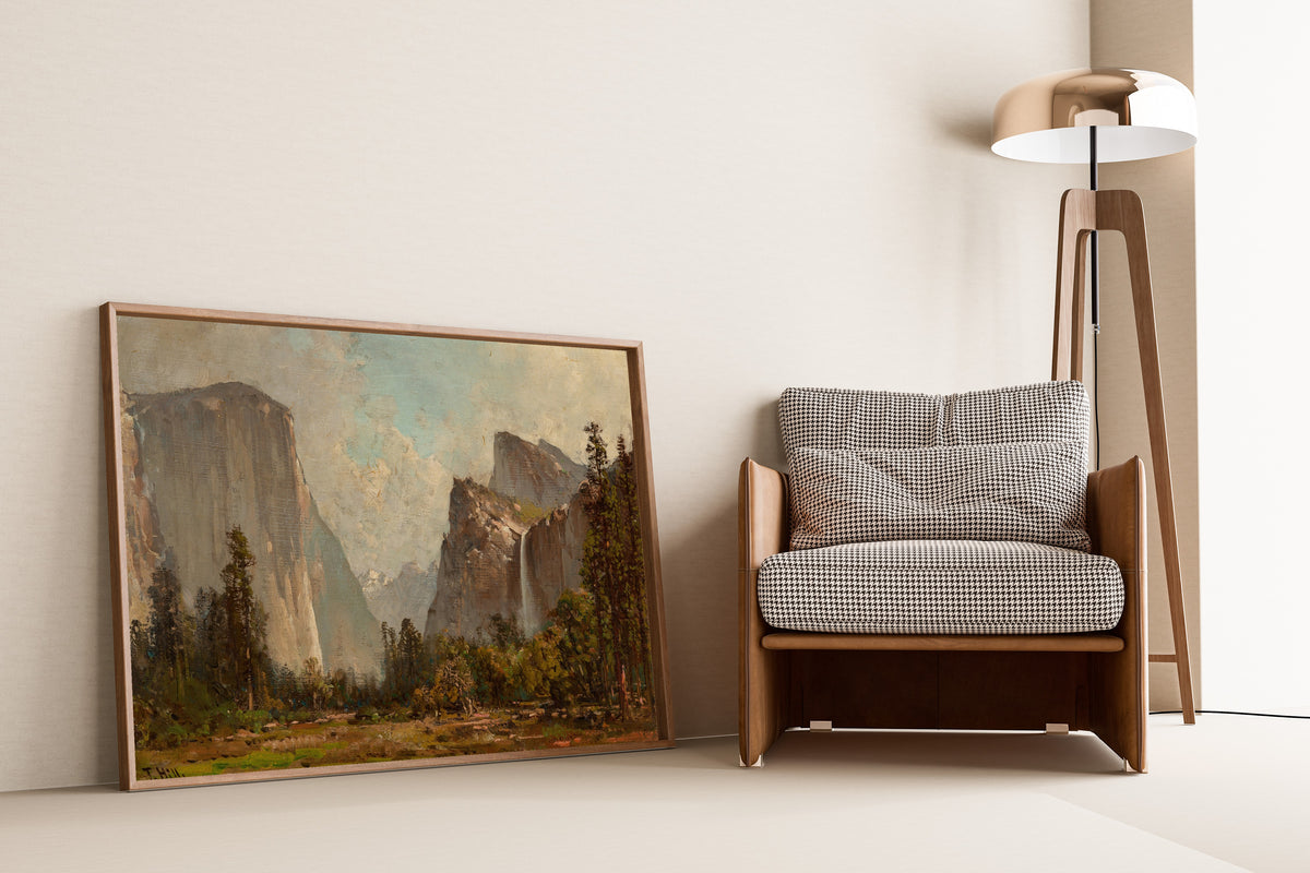 Thomas Hill — Gates of Yosemite and Bridal Veil Falls | Landscape Fine Art Print