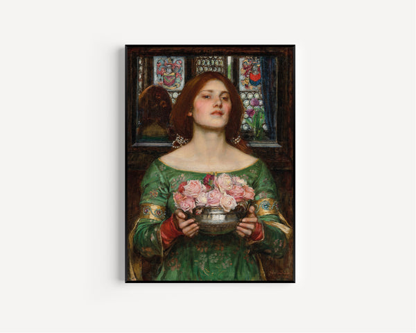 John William Waterhouse — Gather Ye Rosebuds While Ye May | Pre-Raphaelite Art Print