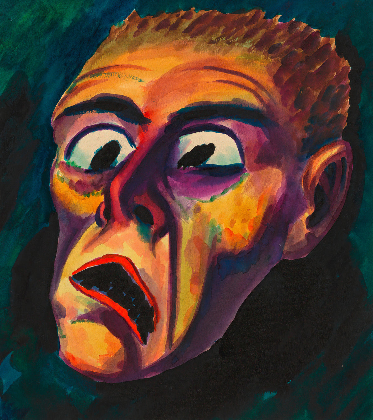 Karl Wiener — Gesicht (Face) | Expressionist Art Print