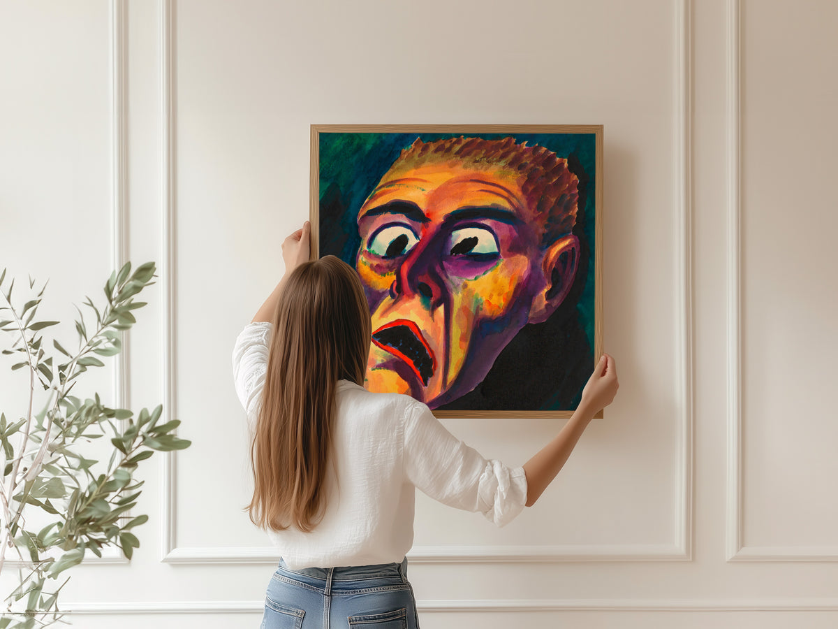 Karl Wiener — Gesicht (Face) | Expressionist Art Print