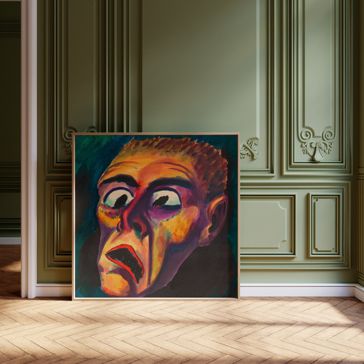 Karl Wiener — Gesicht (Face) | Expressionist Art Print