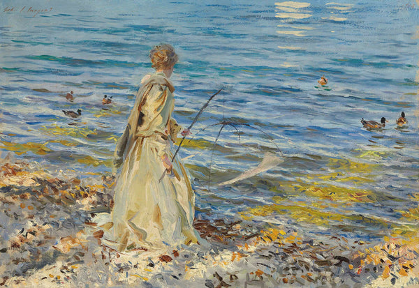 John Singer Sargent — Girl Fishing | Fine Art Print