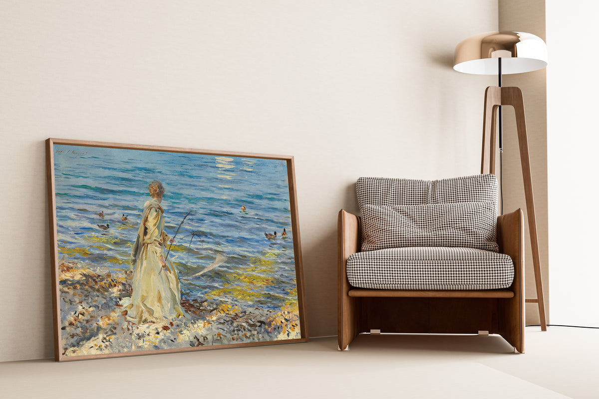 John Singer Sargent — Girl Fishing | Fine Art Print