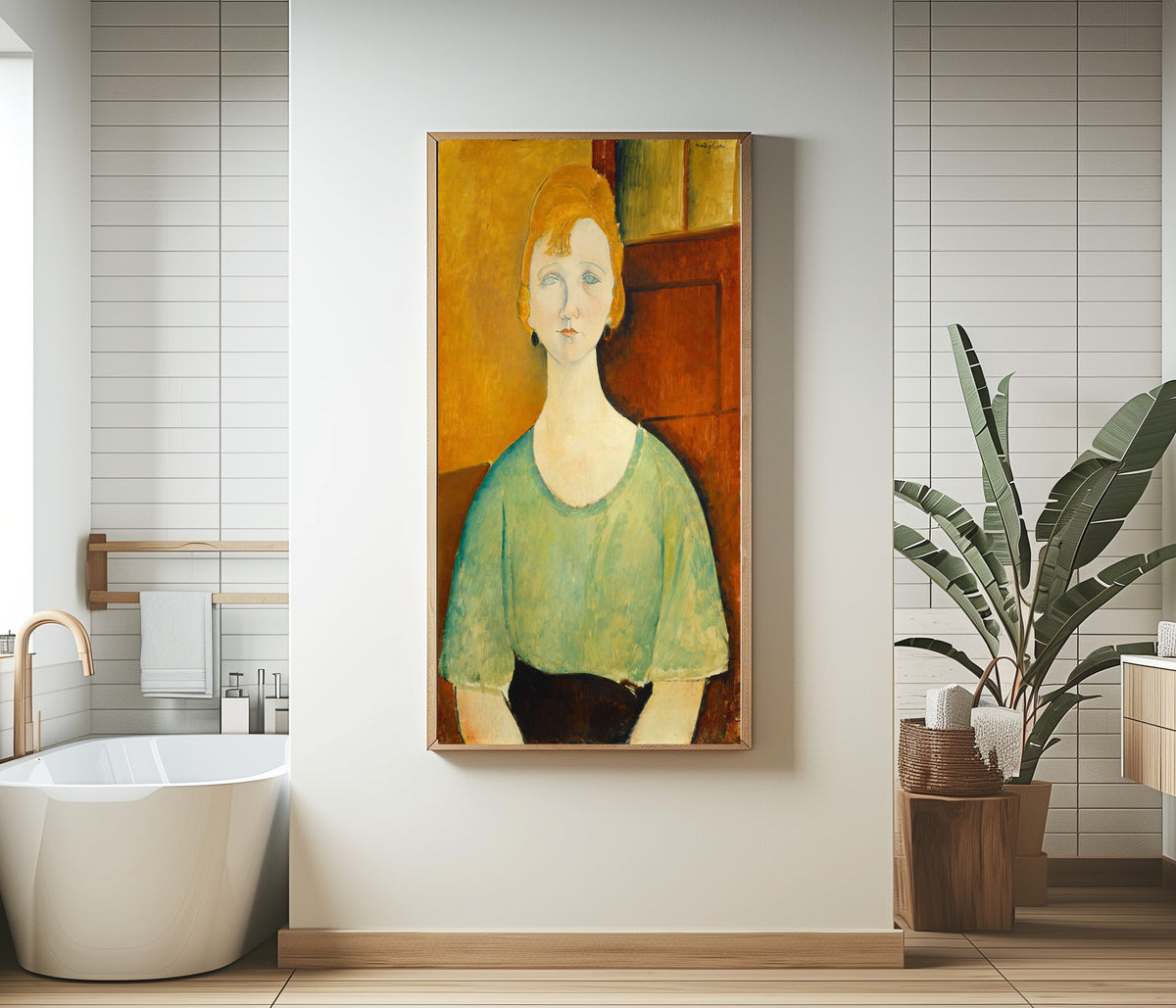 Amedeo Modigliani — Girl in a Green Blouse | Fine Art Print