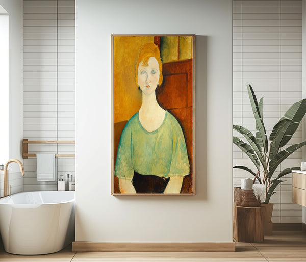 Amedeo Modigliani — Girl in a Green Blouse | Fine Art Print