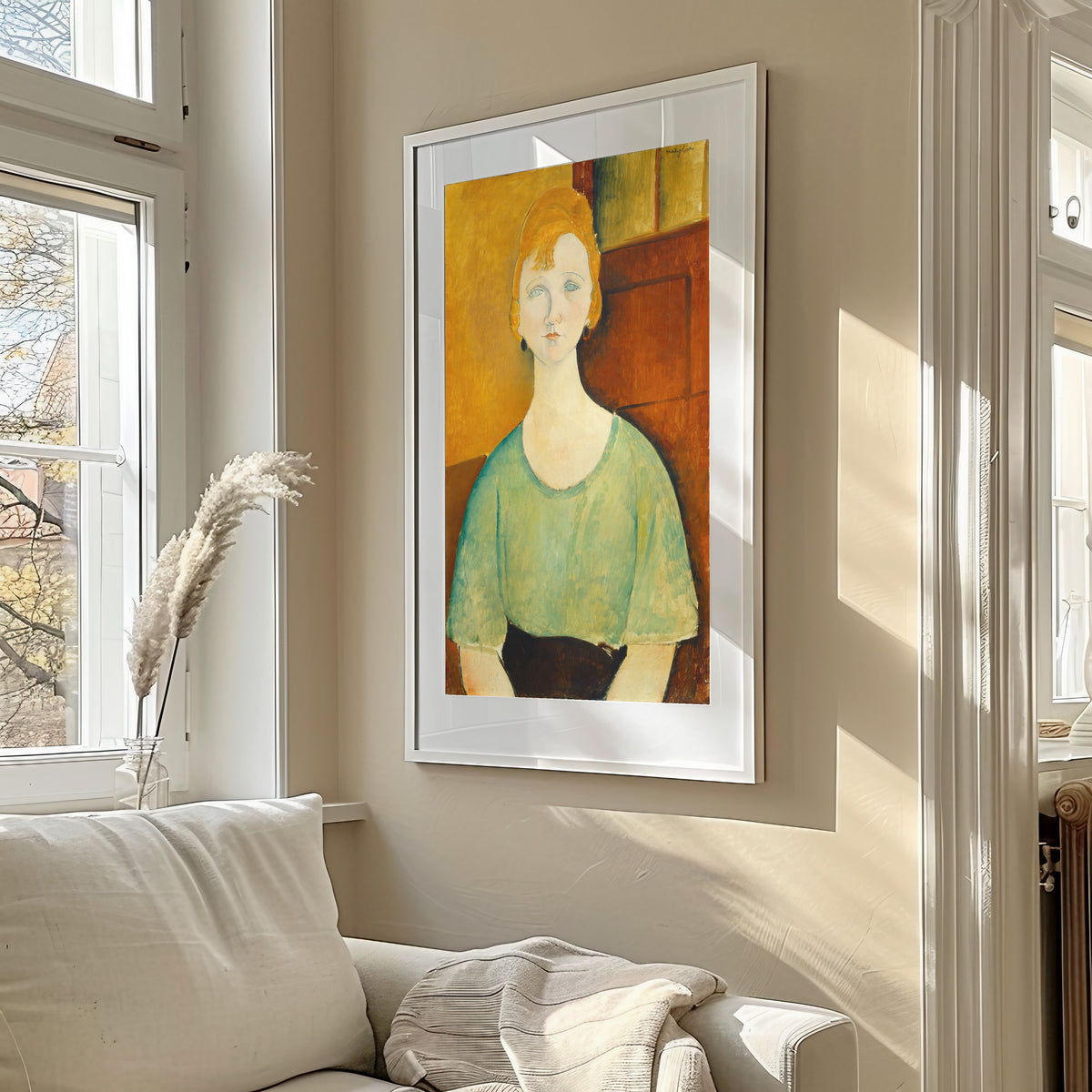 Amedeo Modigliani — Girl in a Green Blouse | Fine Art Print