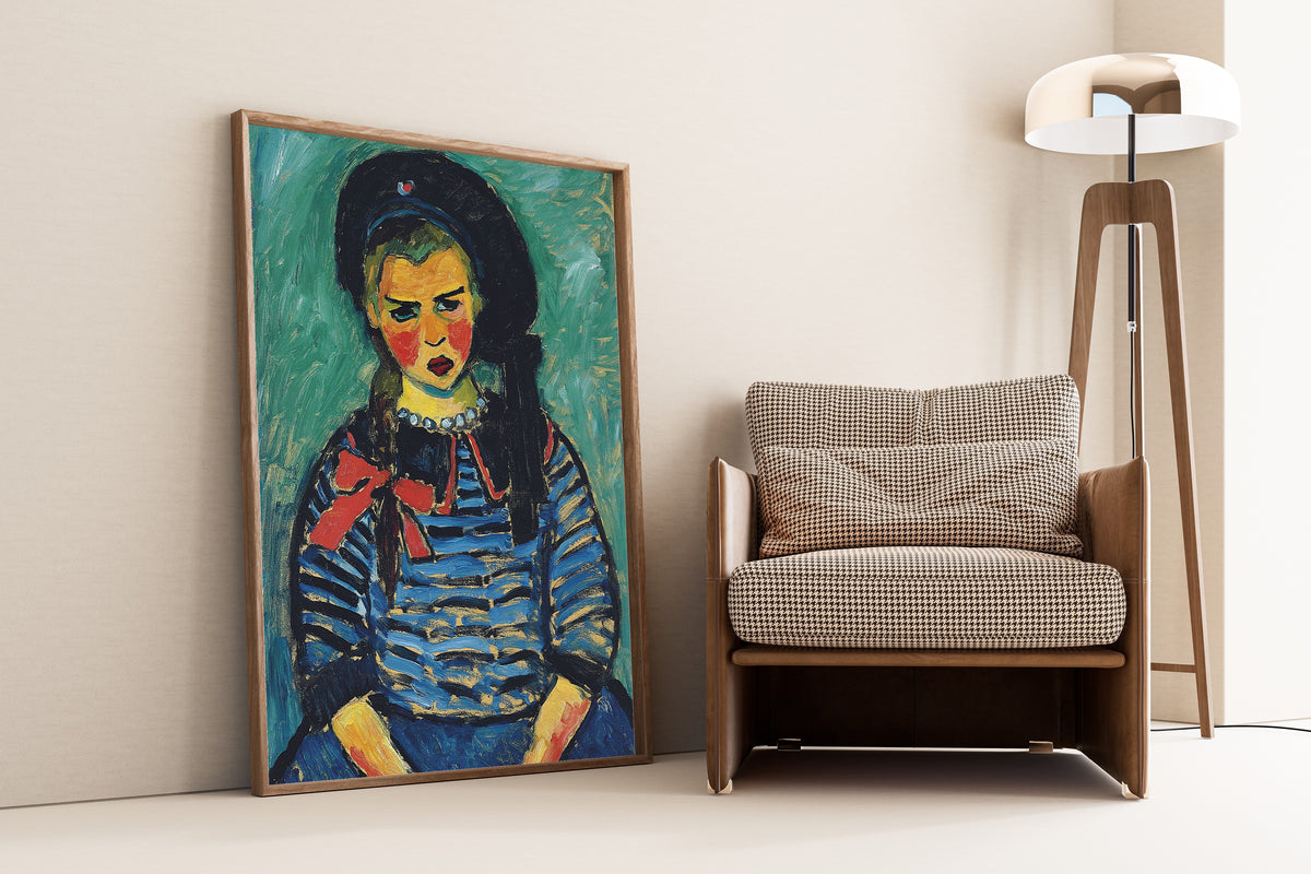 Alexej von Jawlensky — Girl with Red Ribbon | Expressionist Fine Art Print