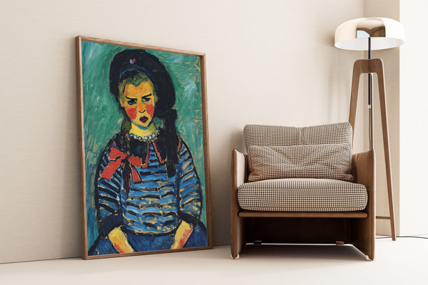 Alexej von Jawlensky — Girl with Red Ribbon | Expressionist Fine Art Print
