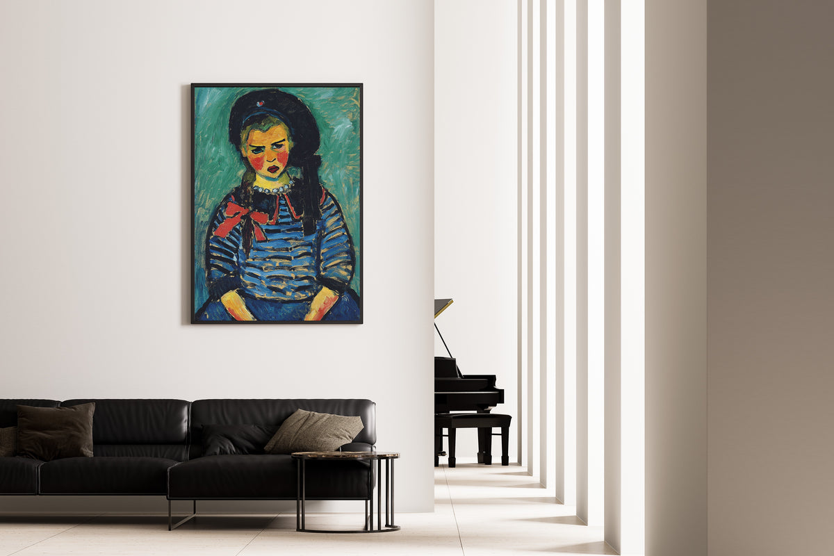 Alexej von Jawlensky — Girl with Red Ribbon | Expressionist Fine Art Print