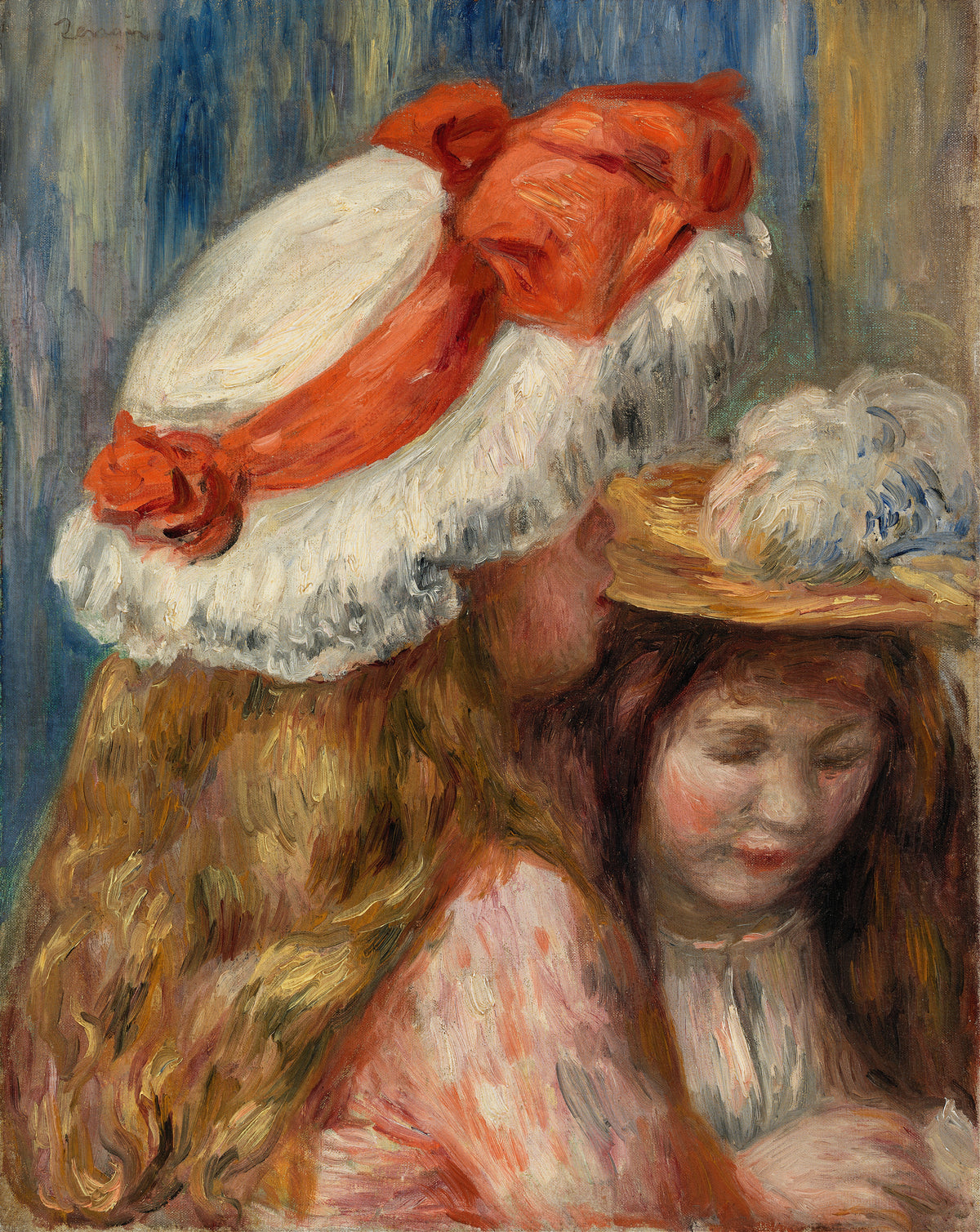 Pierre-Auguste Renoir — Girls with Hats | Fine Art Print