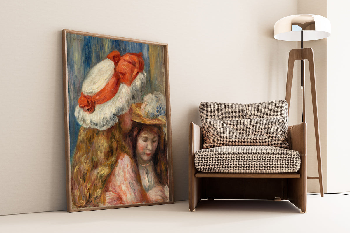 Pierre-Auguste Renoir — Girls with Hats | Fine Art Print