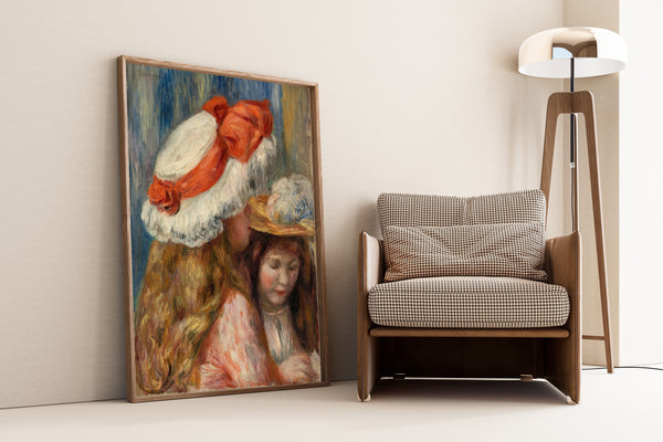 Pierre-Auguste Renoir — Girls with Hats | Fine Art Print
