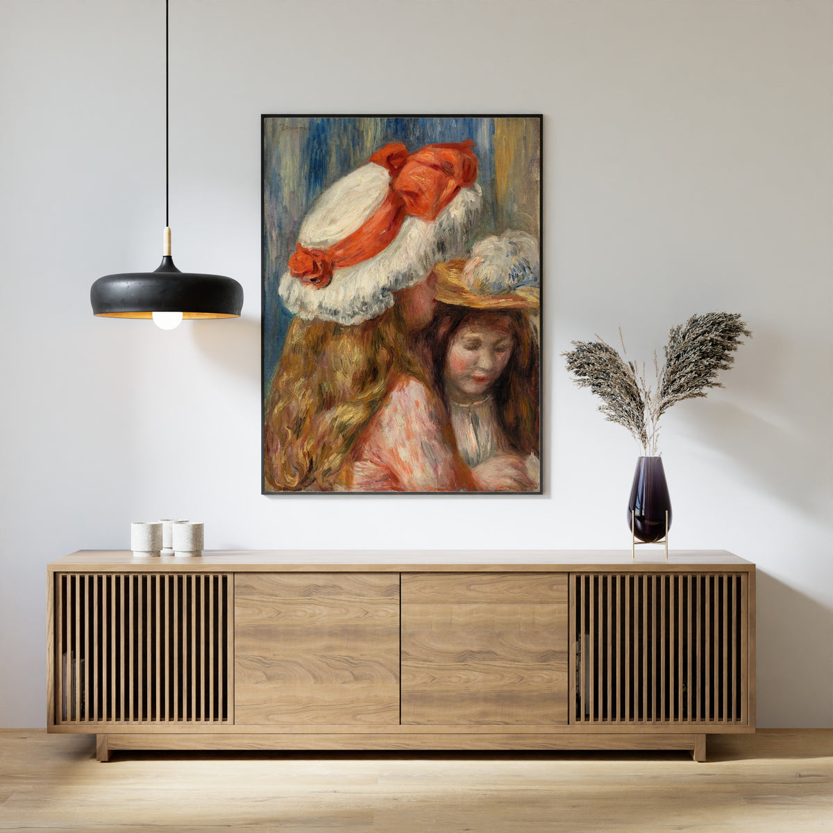 Pierre-Auguste Renoir — Girls with Hats | Fine Art Print