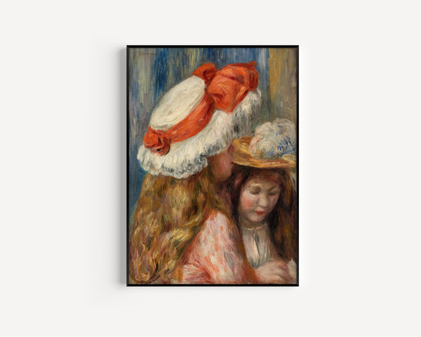 Pierre-Auguste Renoir — Girls with Hats | Fine Art Print