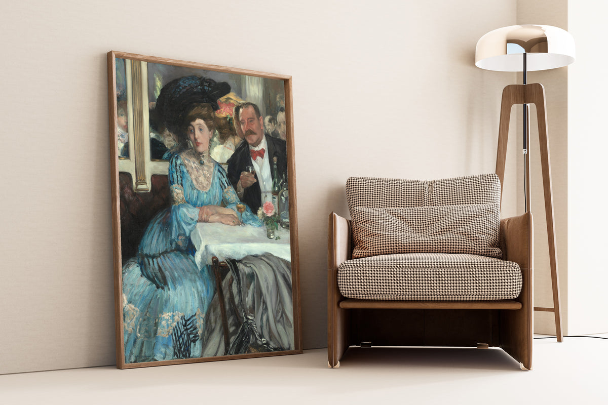 William Glackens — At Mouquin's | Fine Art Print