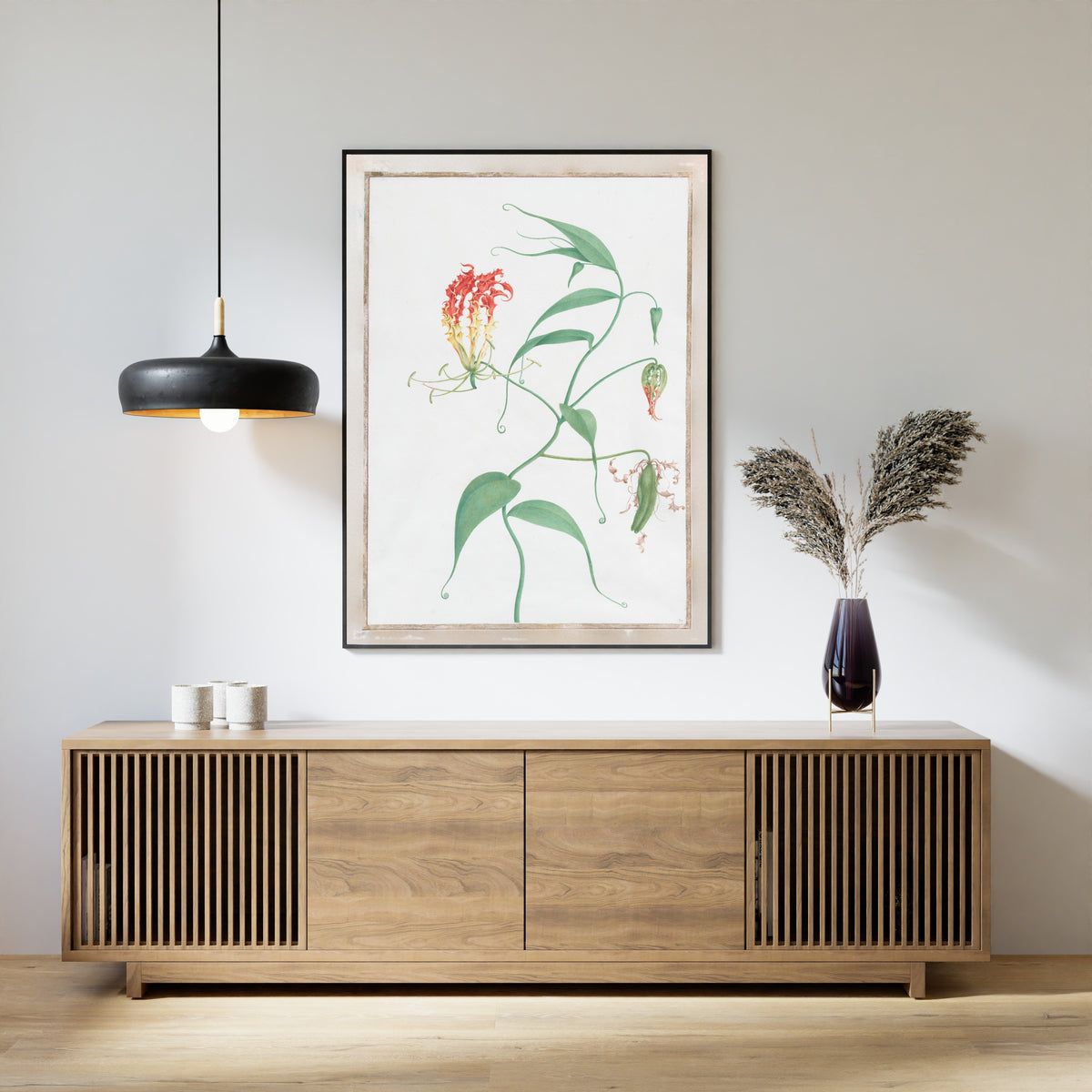 Pierre-Joseph Redouté — Gloriosa Superba (Climbing Lily) | Botanical Illustration Print