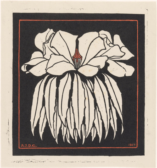 Julie de Graag — Godetia | Woodcut Print