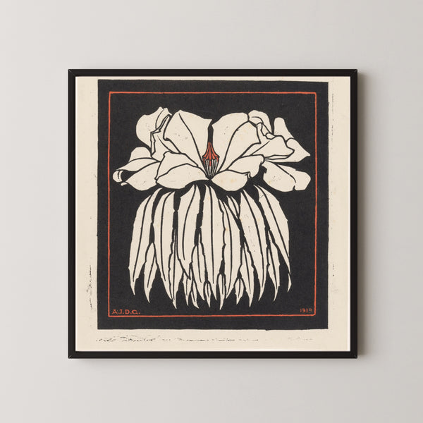 Julie de Graag — Godetia | Woodcut Print