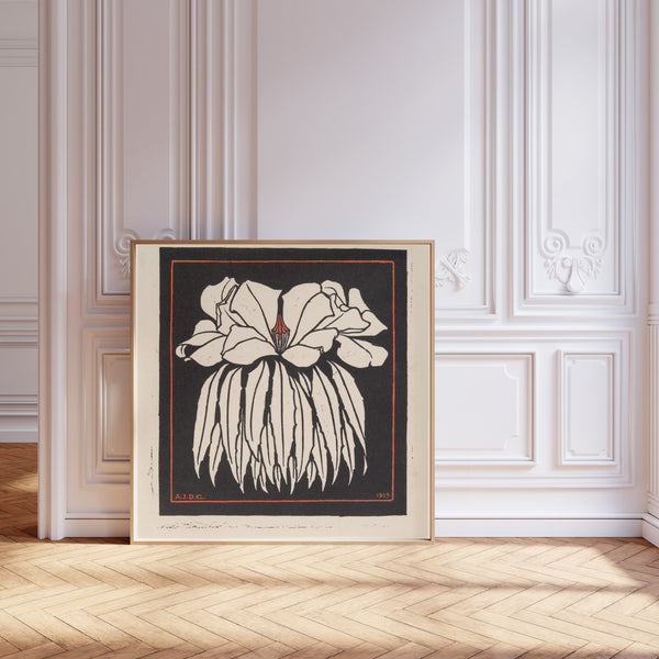 Julie de Graag — Godetia | Woodcut Print