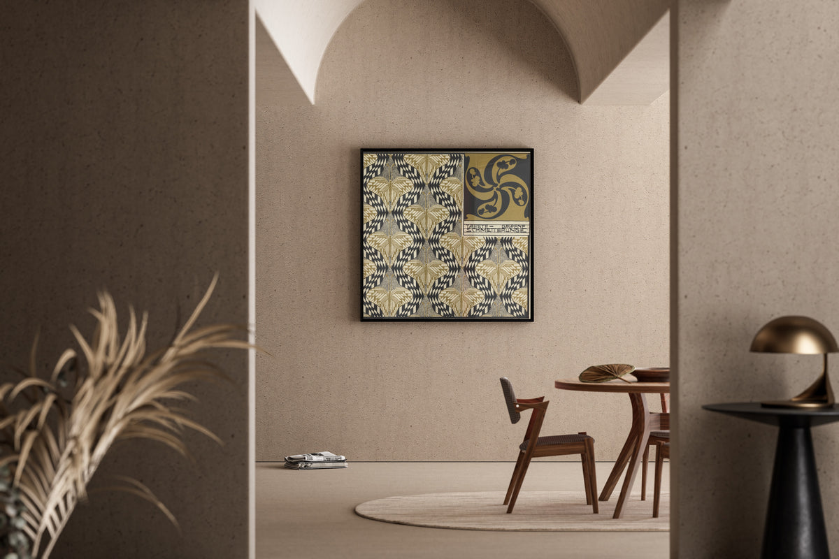 Koloman Moser — Golden Butterfly Wallpaper | Lithograph Print