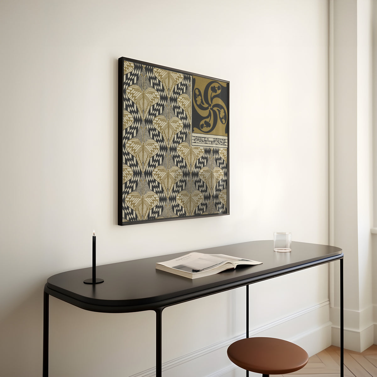 Koloman Moser — Golden Butterfly Wallpaper | Lithograph Print