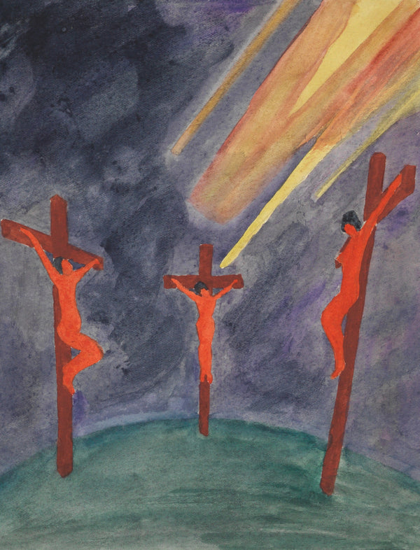 Karl Wiener — Golgatha (Golgotha) | Expressionist Art Print
