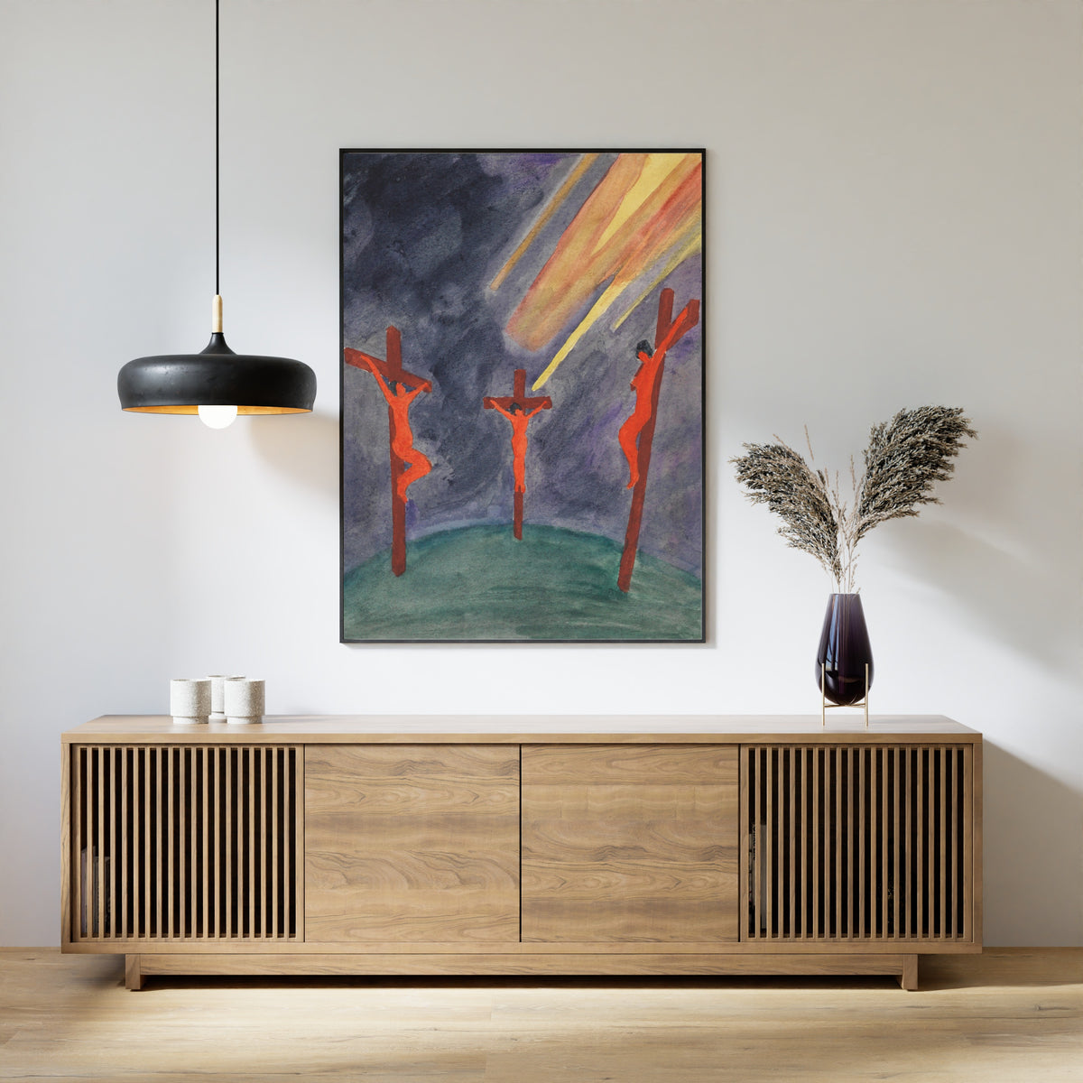 Karl Wiener — Golgatha (Golgotha) | Expressionist Art Print