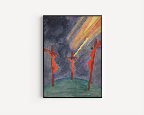 Karl Wiener — Golgatha (Golgotha) | Expressionist Art Print