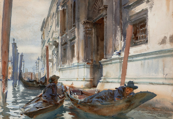 John Singer Sargent — Gondoliers’ Siesta | Fine Art Print