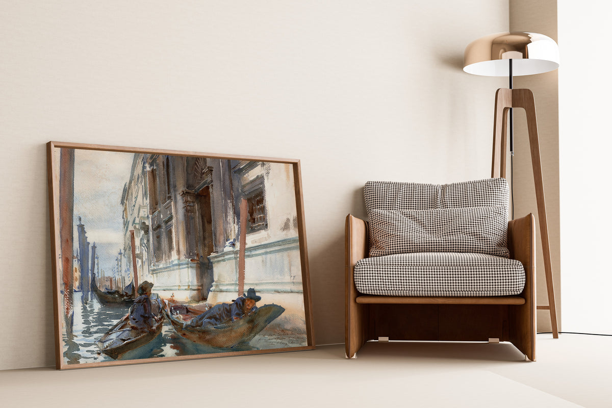 John Singer Sargent — Gondoliers’ Siesta | Fine Art Print