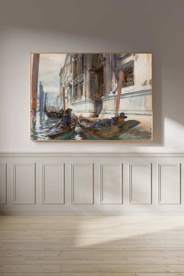 John Singer Sargent — Gondoliers’ Siesta | Fine Art Print
