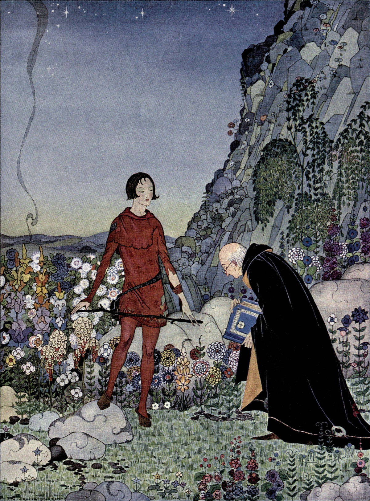 Virginia Frances Sterrett — Good Little Henry: ‘What are you seeking, little one?’ | Fairy Tale Illustration Print