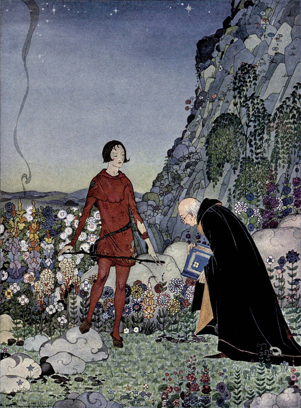 Virginia Frances Sterrett — Good Little Henry: ‘What are you seeking, little one?’ | Fairy Tale Illustration Print
