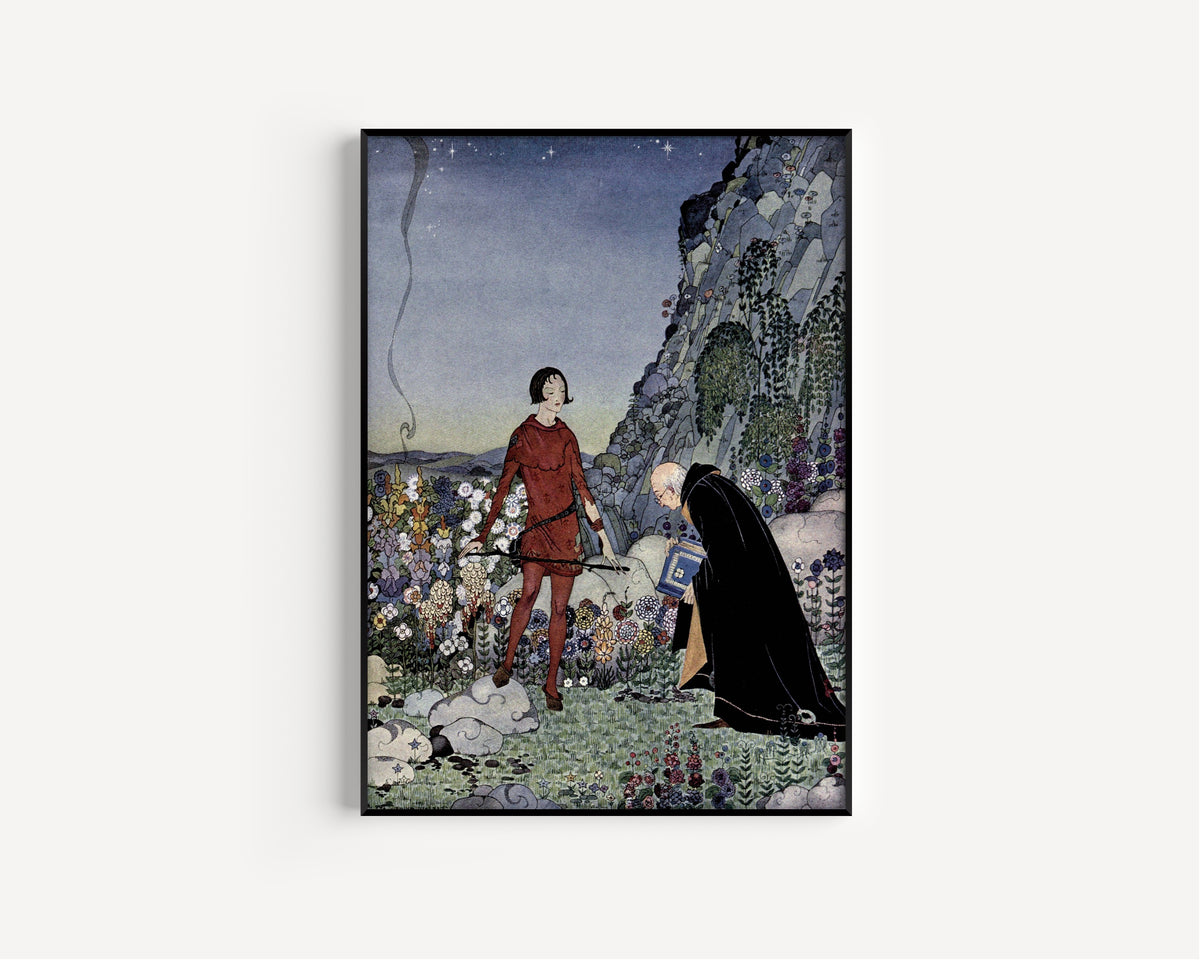 Virginia Frances Sterrett — Good Little Henry: ‘What are you seeking, little one?’ | Fairy Tale Illustration Print