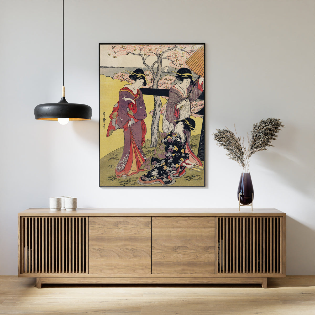 Kitagawa Utamaro — Gotenyama no Hanami Hidari | Japanese Woodblock Print (Ukiyo-e)
