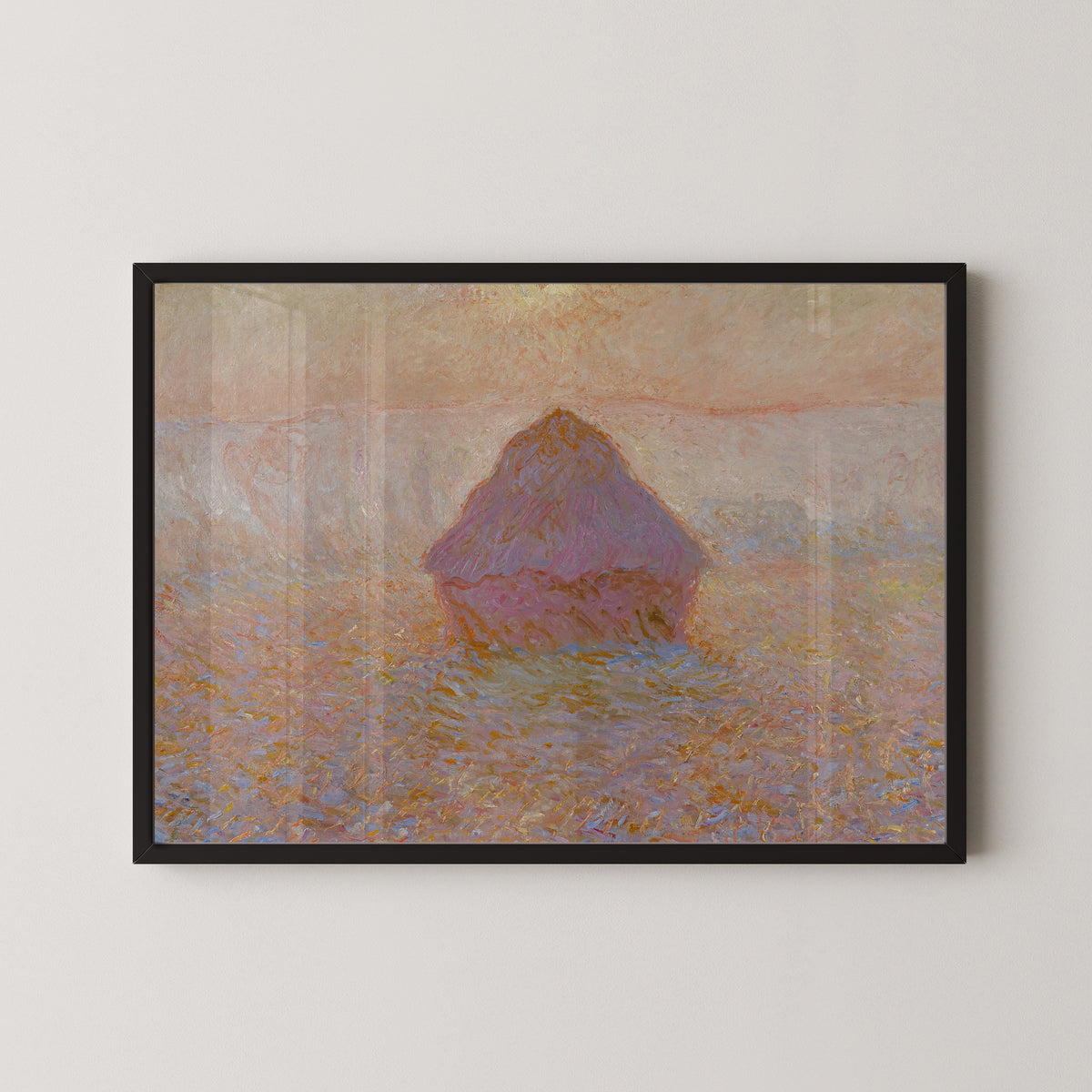 Claude Monet — Grainstack, Sun in the Mist | Fine Art Print