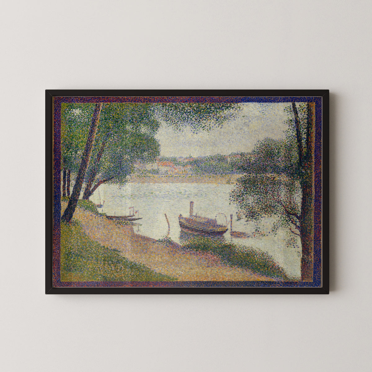 Georges Seurat — Gray Weather, Grande Jatte | Fine Art Print