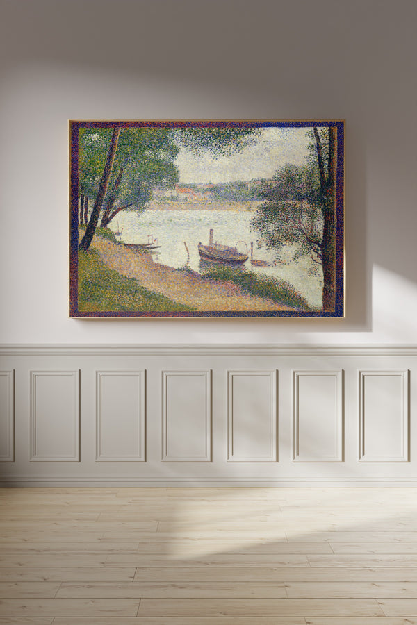 Georges Seurat — Gray Weather, Grande Jatte | Fine Art Print