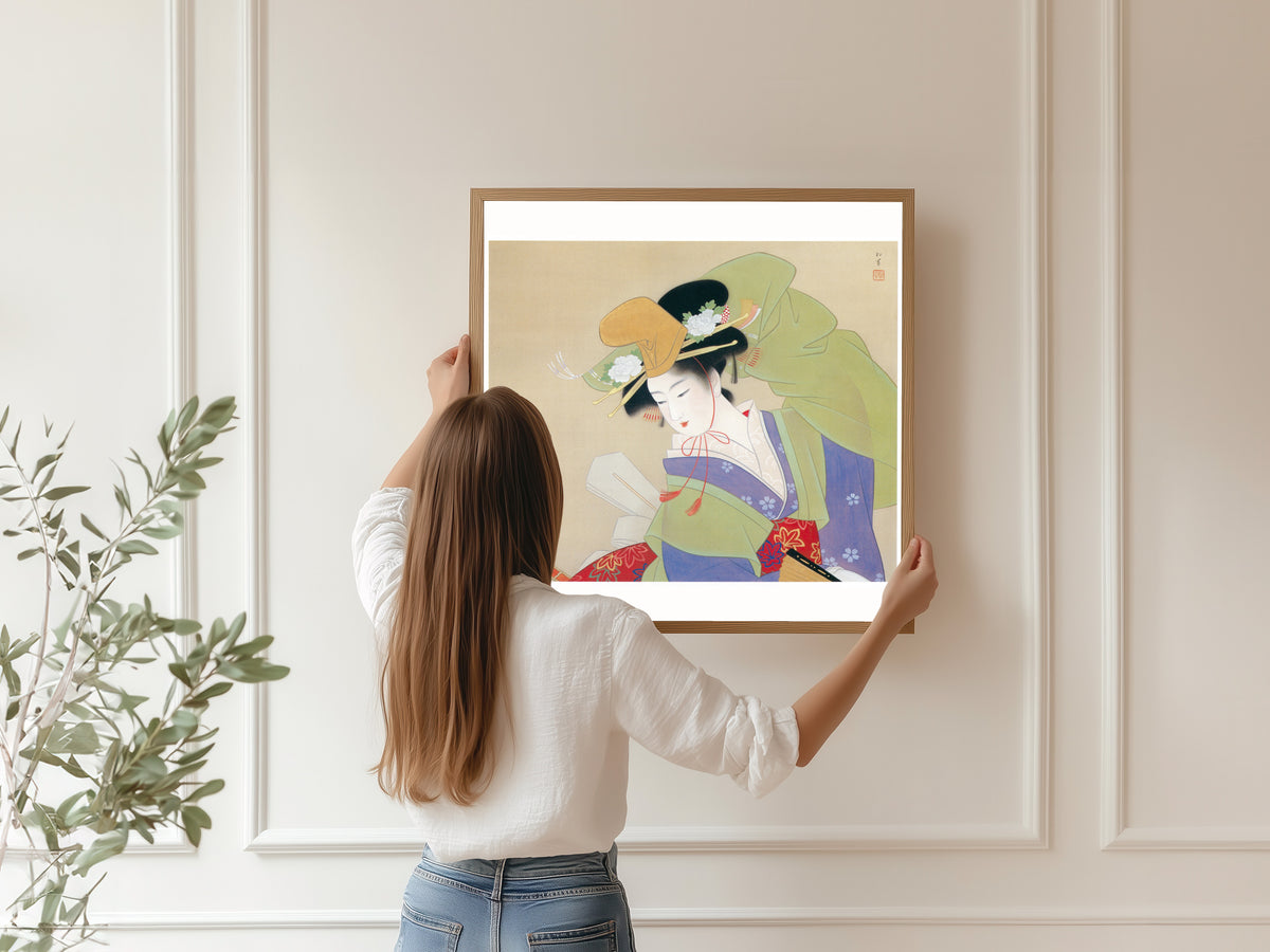 Uemura Shōen — Green Rain (Ryokuu) | Fine Art Print