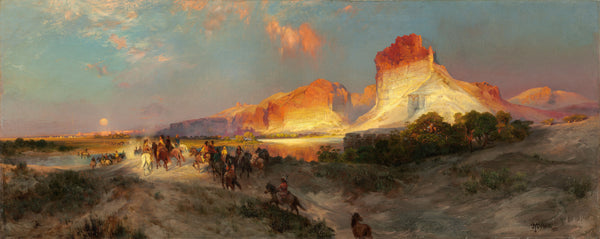 Thomas Moran — Green River Cliffs, Wyoming | Landscape Fine Art Print