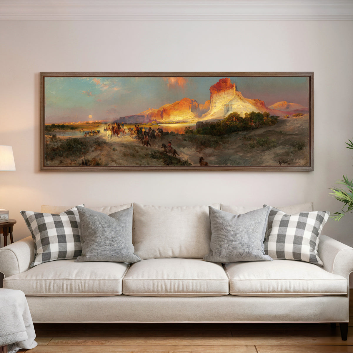 Thomas Moran — Green River Cliffs, Wyoming | Landscape Fine Art Print