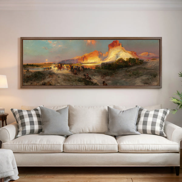 Thomas Moran — Green River Cliffs, Wyoming | Landscape Fine Art Print