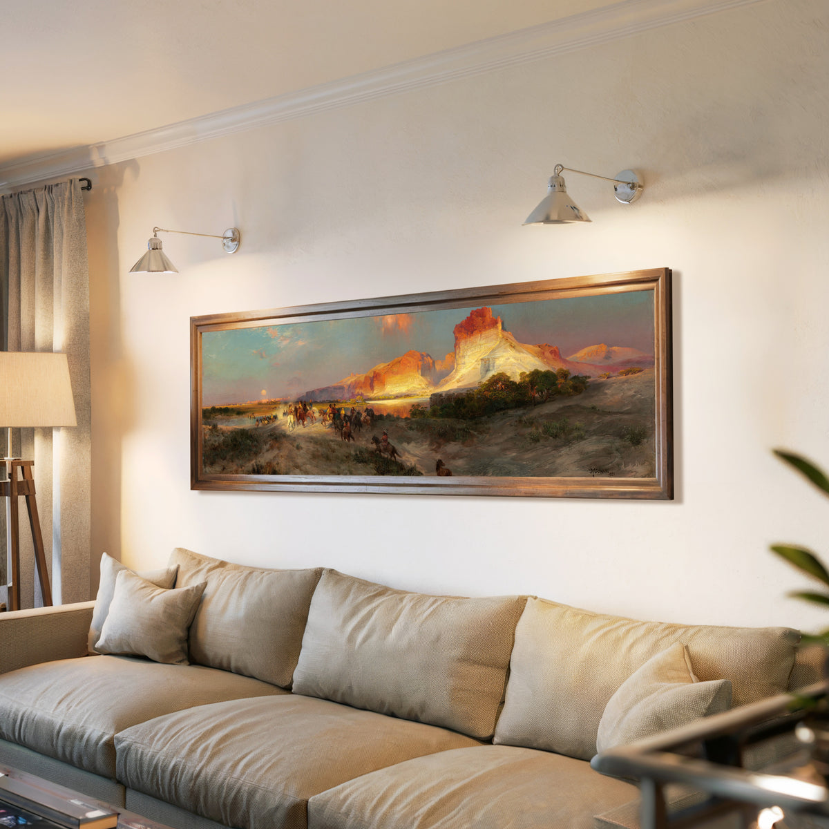 Thomas Moran — Green River Cliffs, Wyoming | Landscape Fine Art Print