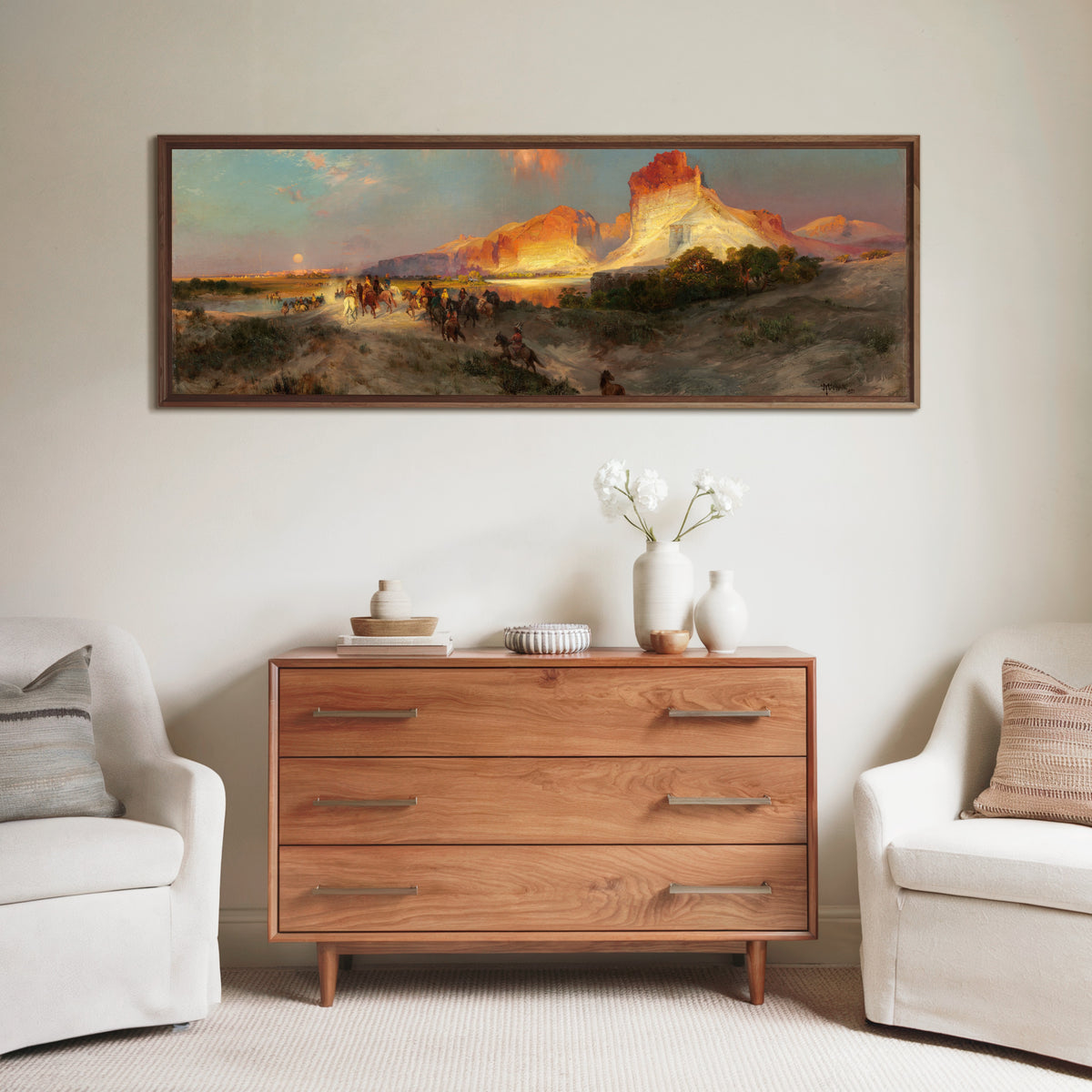 Thomas Moran — Green River Cliffs, Wyoming | Landscape Fine Art Print