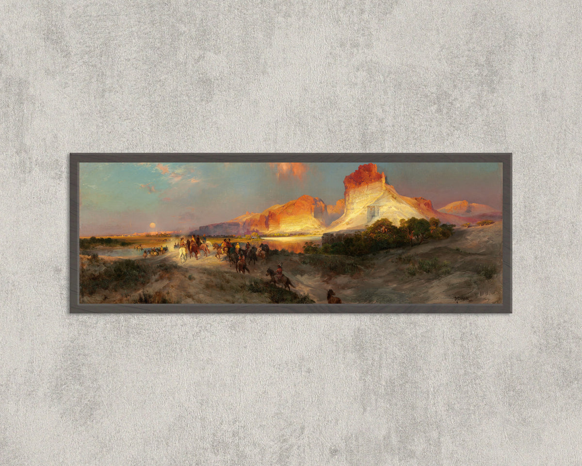 Thomas Moran — Green River Cliffs, Wyoming | Landscape Fine Art Print