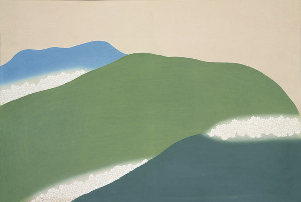 Kamisaka Sekka — Green mountains, from Momoyogusa | Japanese Woodblock Print