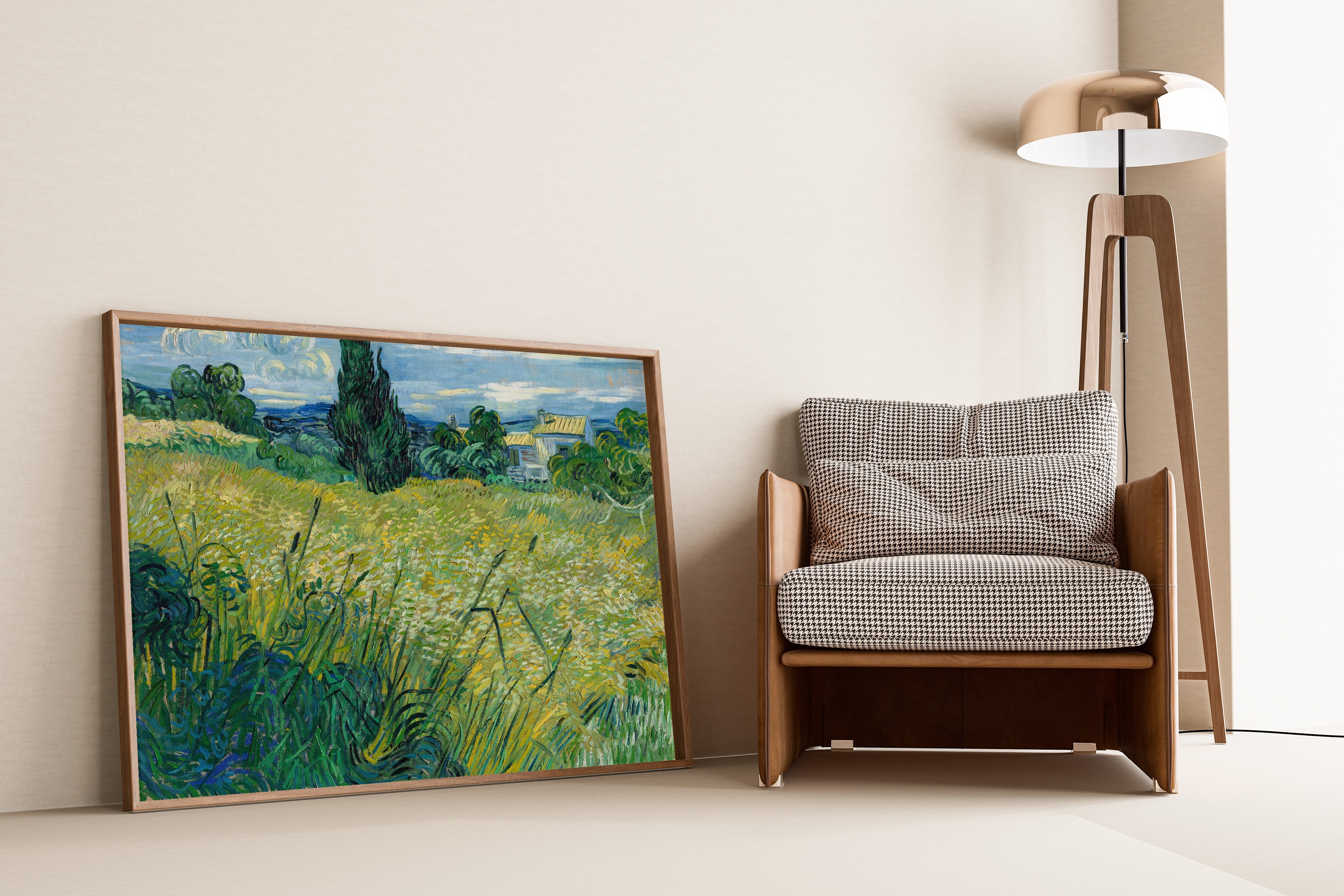 Vincent van Gogh — Green Wheat Field with Cypress | Fine Art Print